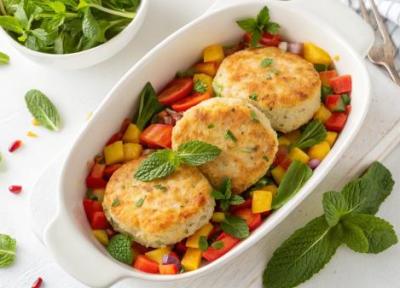 طرز تهیه کتلت مرغ در فر ، کتلت سالم و خوشمزه طرز تهیه کتلت مرغ در فر ، کتلت سالم و خوشمزه